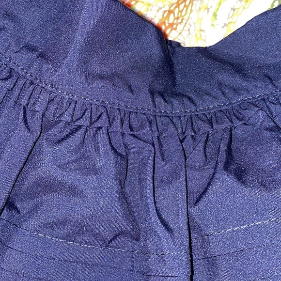 Osh Kosh B’gosh 4T blue lined polyester skirt uniform stretchy back waistband - Picture 7 of 9